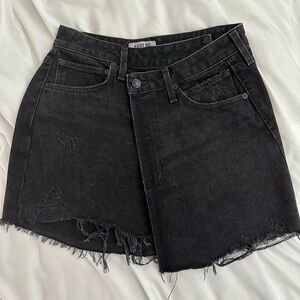 NWOT Agolde Wrap Denim Skirt